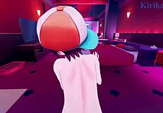 Oozora Subaru and Yuzuki Choco in Intense Hentai Sex