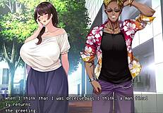 Wife hiding video part 1 with English subtitles: A hentai game