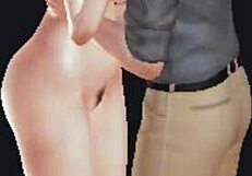 Watch this hentai 3d chick get fucked with big boobs bouncing.