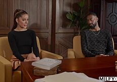 milfy melissa disciplines naughty vanna and step-bro