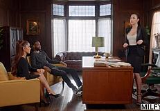 milfy melissa disciplines naughty vanna and step-bro