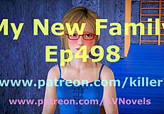 My new family 498 with blonde small 18+ tits and game.