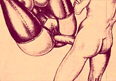 Vintage Erotic Illustration Captures Timeless Charm