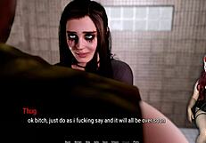 i give rough blowjob in public toilet during tales from the deep eve 1