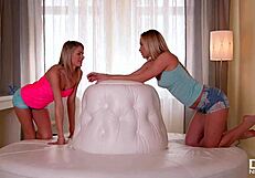 Foot Fetish With Vinna Reed And Claudia Macc!