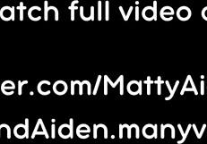 Matty And Aiden Review Aiden's Cock In Bedroom
