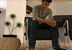 हाय, बड़े शहर में टेबल के नीचे फंसी 19 को जोरदार पेलाई