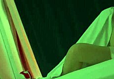 step mom shares hotel bed, son bangs tight pussy