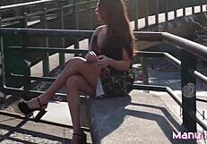 Manu Fox Masturbates Publicly On Street