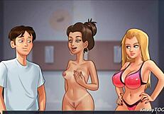 Holy Hell, Kinky Girlfriend Shares Her Hung Boyfriend With BFF for Beach Fun!