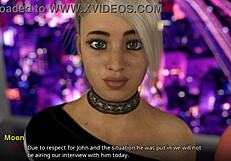 Shauna explains edging techniques to help John in this amateur session