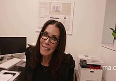 Stepmom Gets Anal In Office Cabin With Shay Sights