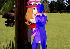 Serena And Bea Saito Fuck Old Man In Pokemon Hentai