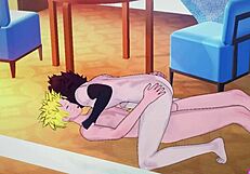 Naruto and Sasuke in wild hentai?