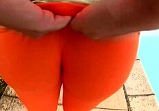 Sexy blonde uses big dildo and baseball bat for intense masturbation orgasm