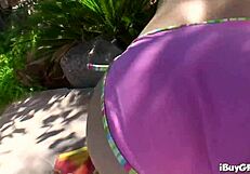 Holly West comes over for a visit