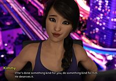 Shauna explains edging techniques to help John in this amateur session