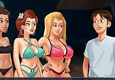 Holy Hell, Kinky Girlfriend Shares Her Hung Boyfriend With BFF for Beach Fun!