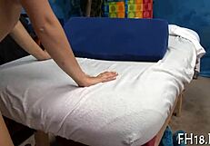 getting a raunchy massage in a relaxing setting