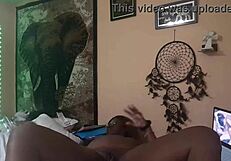 Naejae Feels Aroused Rubbing While Watching Lesbian Porn