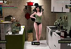 Anime game with erotic content – Muff diving action