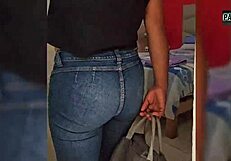 Latina homemade doggystyle orgasm with hairy interracial hardcore