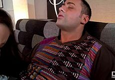 Hardcore Teen's Fuck Dreams Come True with Anita B Cramming Pink Balls Deep