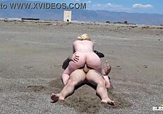 stranger barebacks me on the beach while watching