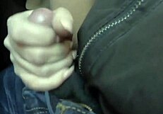 teen gives public blowjob on airplane and swallows cum