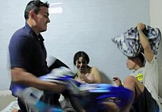 stepsiblings' game turns into wild threesome with stepdad?