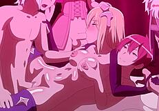 एनीमे फंतासी में डबल पेनेट्रेशन का सपना देख रही हूँ?