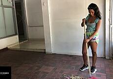 Arrived At Stepsister's House, Convinced Her For Hard Sex, She Loves My Big Thick Cock