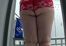 what’s hiding under that milf’s swimsuit at the pool?