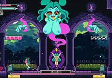 FLIP WITCH GAME EP 12: GHOST BOSS CRUSHES WITH GIANT BOOBS!