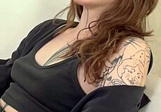 hot canadian blonde deep-throats and licks ass, cum in mouth, vertical pov blowjob.