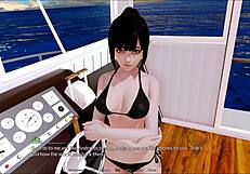 in harem hotel 155, players explore the game world and interact with characters