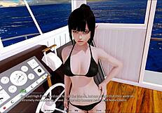 in harem hotel 155, players explore the game world and interact with characters