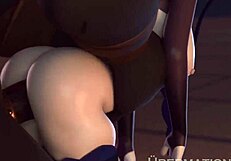 Hey, cartoon hentai babe, how's that pussy taking all the cum in 3D?