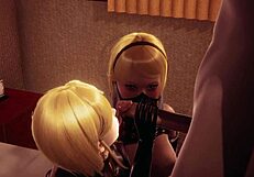 Fucked the Nier Automata twins in 3D hentai?