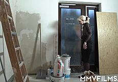 German Slut Wife Loves Giving Blowjobs in Heels - Want to See Her Face Covered?