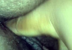 Watch this BBW milf ride cowgirl style with big tits bouncing until she squirts