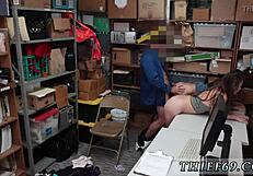 hey, police officer jane caught suspects in hardcore office group action with teens