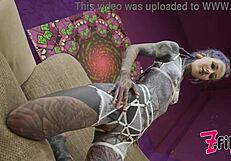 Tattoo Girl Gets Anal Fucked Balls Deep, No Pussy Needed!