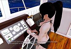 in harem hotel 155, players explore the game world and interact with characters