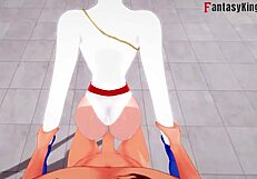 Power Girl Free POV With Superman In Full Fantasy