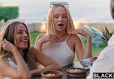 blonde milf brandi takes two big black cocks