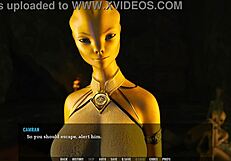 Tales from the unending void 11- female alien fingers herself ready for my cock