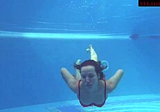 Lina Mercury and Mia Ferrari Swim Naked in Public Waters