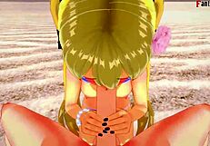 Marie Rose says, 'Fuck me in this bikini on the beach!'