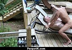 submit for deep cavity search, gay security officer tells twink burglar